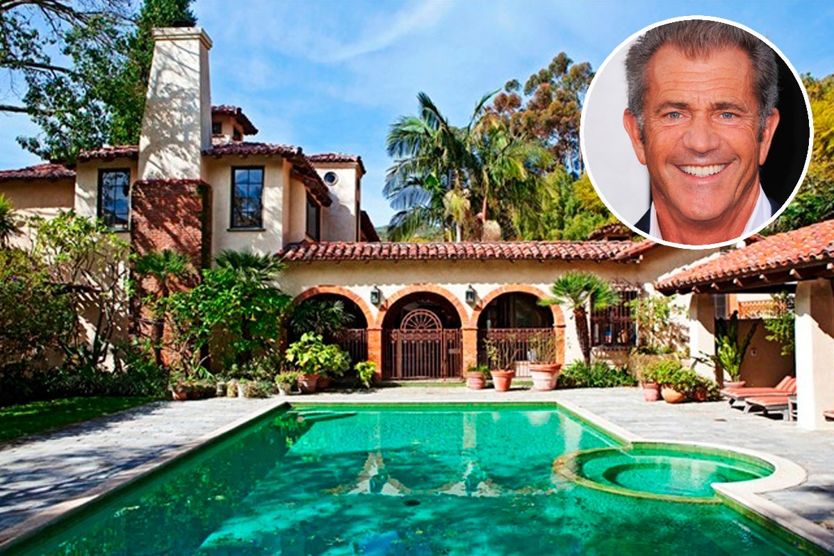 La villa di Mel Gibson in vendita a Malibú 