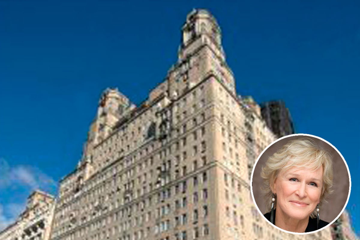 Glenn close vende il suo appartamento di Manhattan con vista su Central Park (foto)