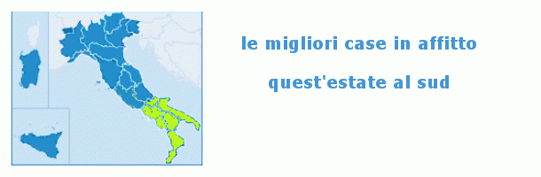 Le migliori case in affitto quest'estate al sud