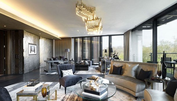 Londra, parco auto e 2 piani di vista mozzafiato: l'attico da 170 mln (galleria)