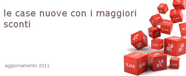 Le case nuove che più sono scese di prezzo