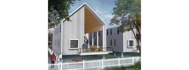 Case in legno, sette architetti per brad pitt