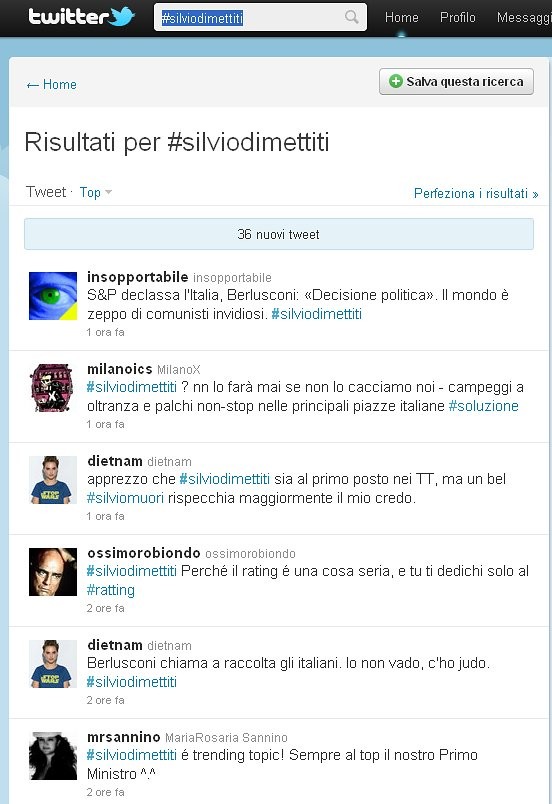 Immagine del giorno: su twitter il paese più infelice è l'Italia