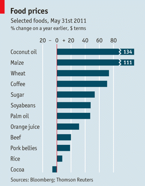 Immagine del giorno: volano i prezzi dei generi alimentari