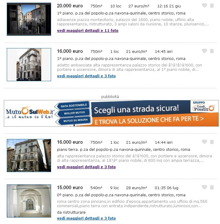 Case in regalo: dopo fini e scajola, tocca a tremonti. Scegli la tua