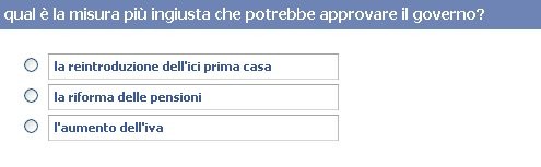 Sondaggio: qual è la misura più ingiusta che potrebbe introdurre il governo