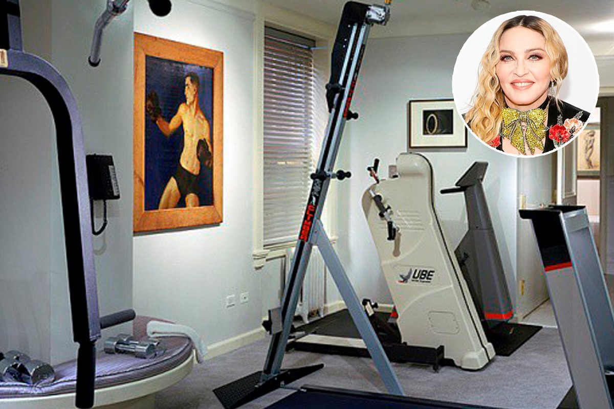 Madonna ristruttura casa. Mancava la palestra (galleria)