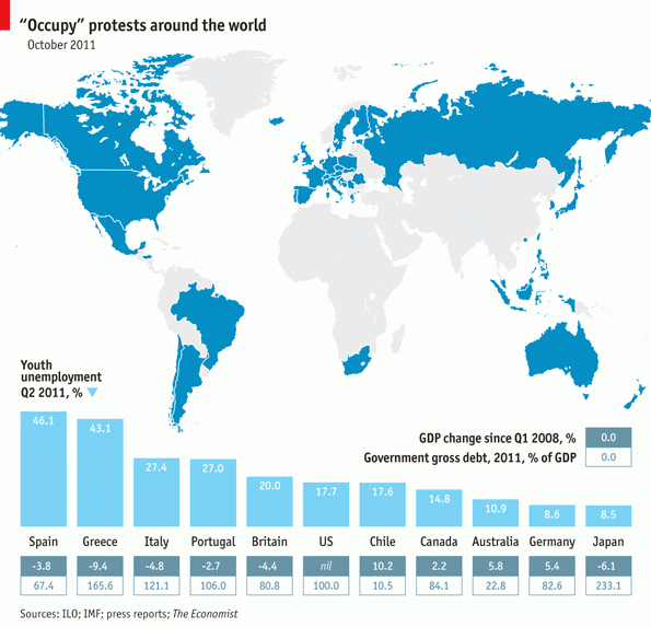 Immagine del giorno: gli indignati di tutto il mondo hanno delle buone ragioni