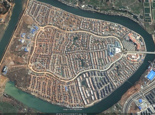 12 città fantasma viste dall'alto (cina)