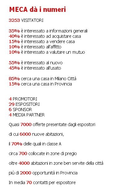 Immagine del giorno: i risultati del meca