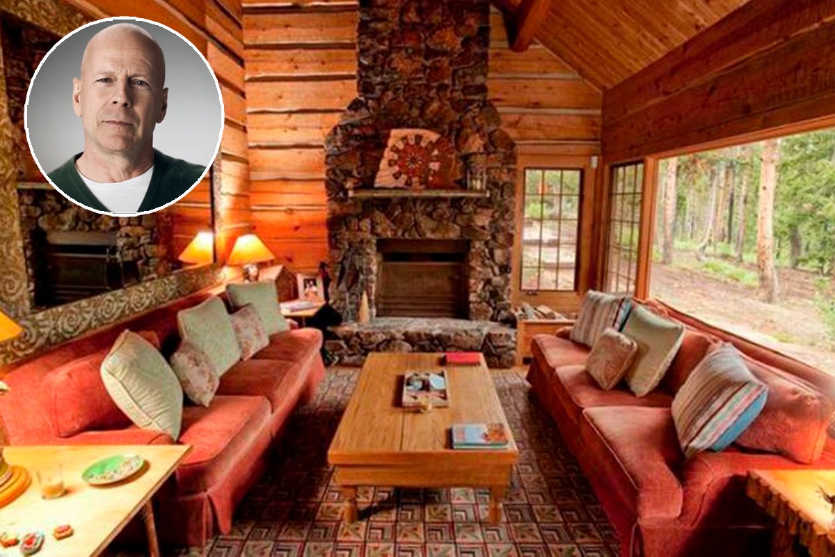 Case dei vip: Bruce Wills vende la sua casa delle vacanze con vista al lago in Idaho