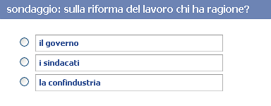 Sondaggio: sulla riforma del lavoro, chi ha ragione?