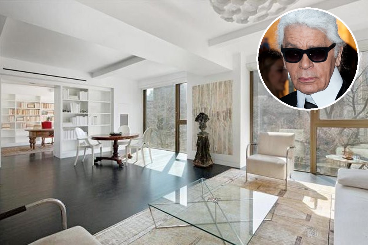 Karl Lagerfeld vende con uno sconto di 2 milioni il suo appartamento a New York (fotogallery)