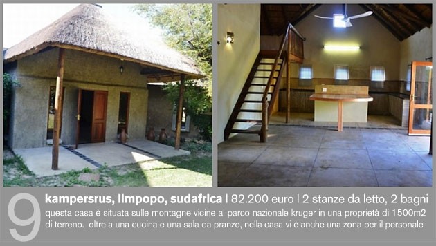 10 case da sogno in giro per il mondo che costano meno di 100.000 euro (fotogallery)