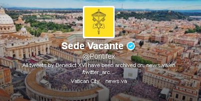 Il conclave in diretta su twitter 