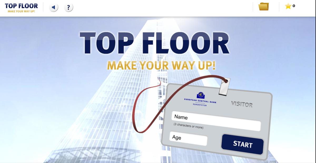 Top floor, il gioco interattivo della bce per spiegare le decisioni sui tassi