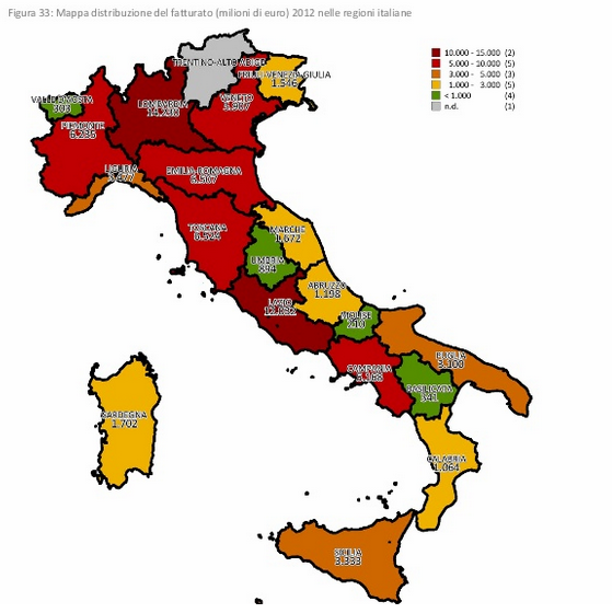 Immagine del giorno: quanto vale l'immobiliare in ogni regione d'Italia