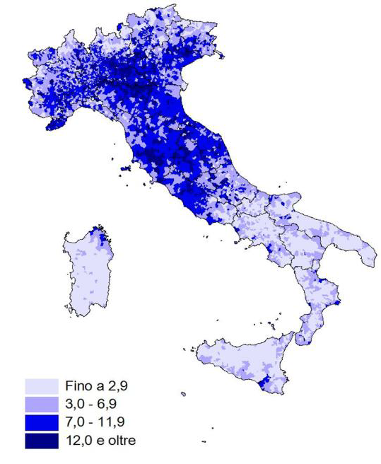 Immagine del giorno: dove vivono gli stranieri in Italia