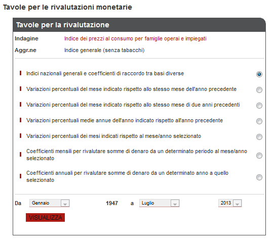 Affitti, come aggiornare il canone con l'indice istat (luglio 2013)