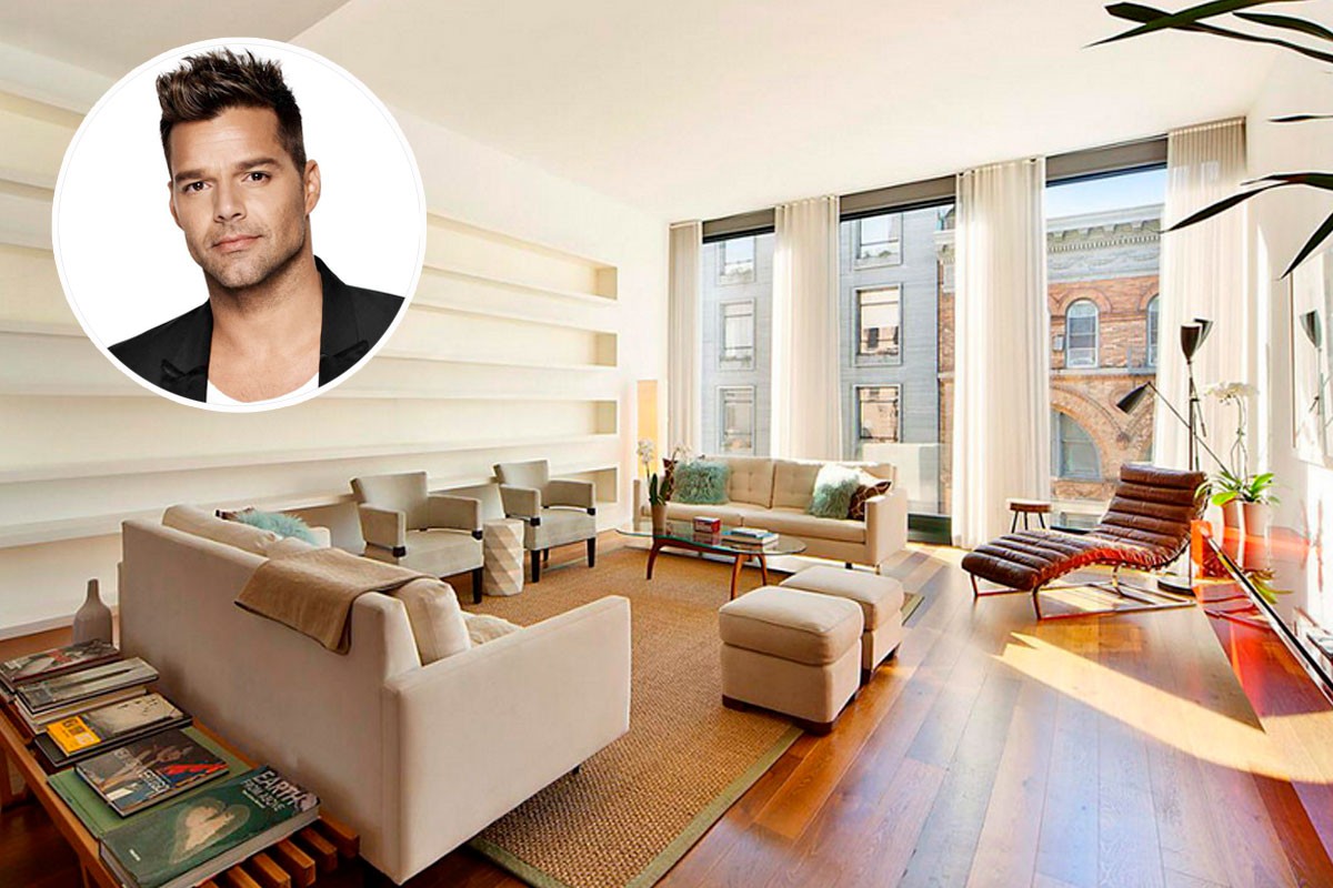 Ricky Martin mette in vendita il suo appartamento di Manhattan per 8,3 milioni di dollari (fotogallery)