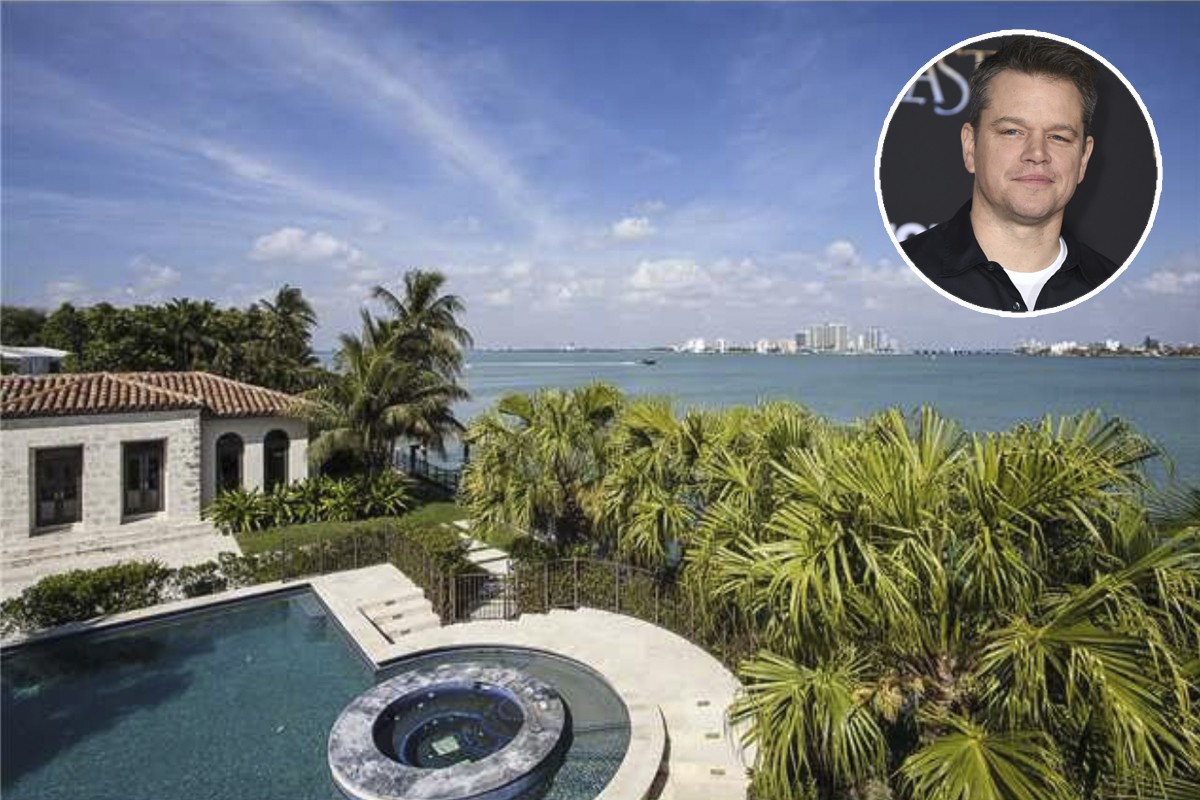 Anche i ricchi svendono: Matt Damon ribassa il prezzo della sua villa a Miami (fotogallery)