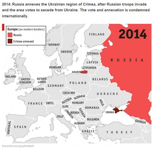 Immagine del giorno: l'annessione della crimea alla russia