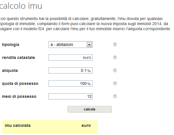 Scadenza imu 2014, si paga il 16 giugno