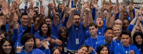 Alla apple solo 3 dipendenti su 10 sono donne