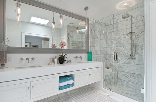 4 trucchi per avere un bagno di lusso senza spendere una fortuna (fotogallery)