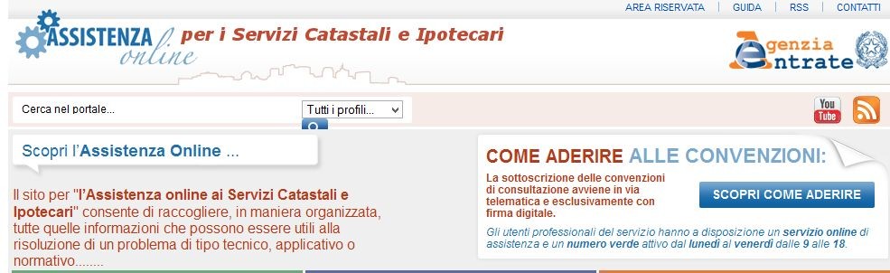 Catasto gratuito online, l'agenzia delle entrate aggiorna il sito dedicato alle pratiche catastali