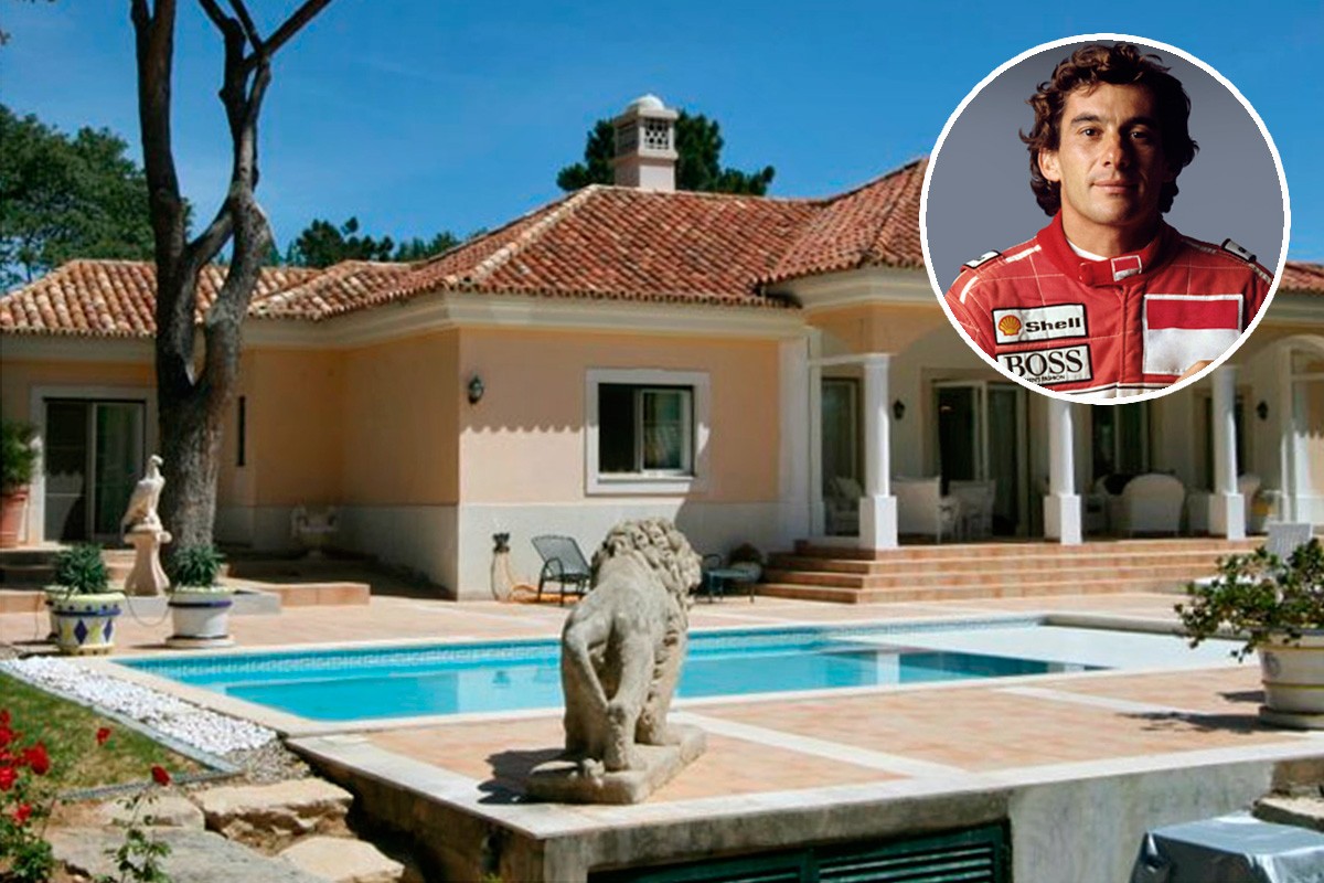 Per vivere come il "numero 1": in vendita in Portogallo la spettacolare villa di Ayrton Senna (fotogallery)