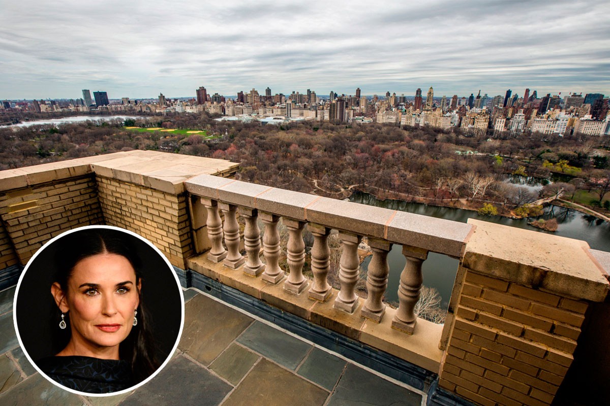 Demi Moore vende il suo lussuoso attico affacciato su Central Park a 75 milioni di dollari (fotogallery)