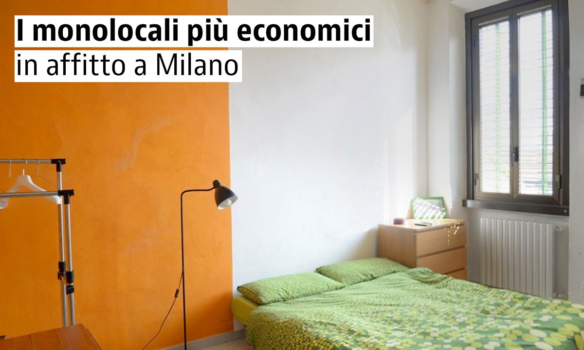 I monolocali in affitto più economici di Milano