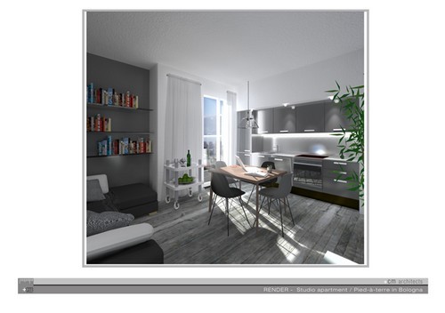 Come trasformare un monolocale in un comodo pied à terre da affittare anche a professionisti e studenti (fotogallery)