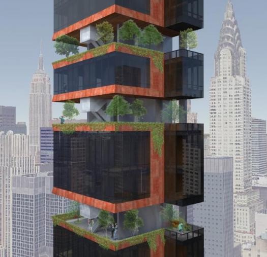 Il grattacielo più stretto del mondo avrà una larghezza di 14,3 metri (fotogallery)