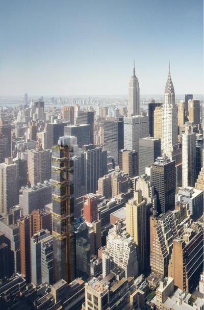 Il grattacielo più stretto del mondo avrà una larghezza di 14,3 metri (fotogallery)