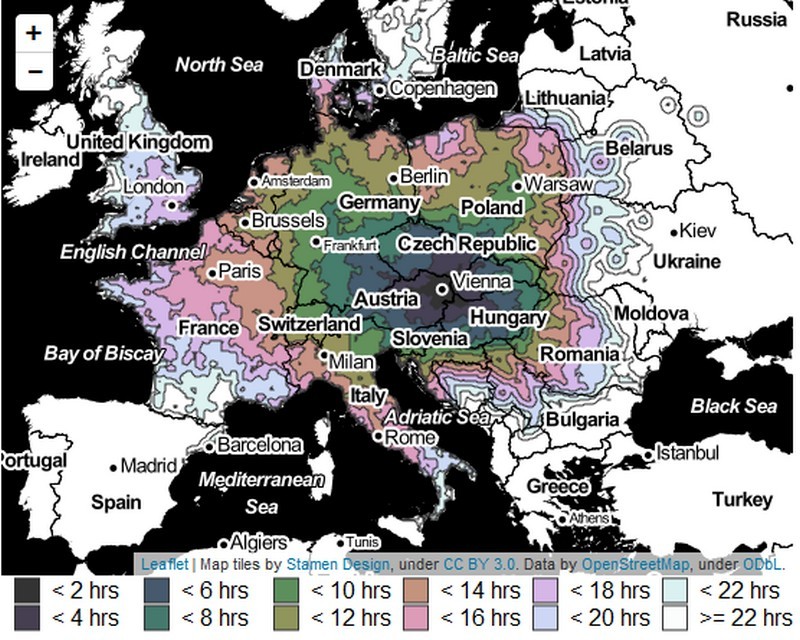 Immagine del giorno: la distanza tra Bruxelles e il resto d’Europa