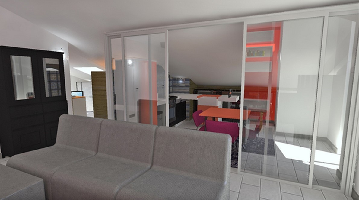 Progettare un attico per progettare una famiglia (Fotogallery)