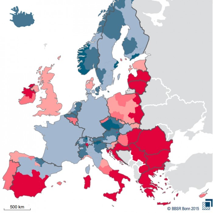 Immagine del giorno: la mappa dell'esclusione sociale