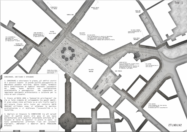 Piazza Scala diventa un'isola pedonale: i vincitori del concorso che valorizza uno dei luoghi simboli di Milano (fotogallery)