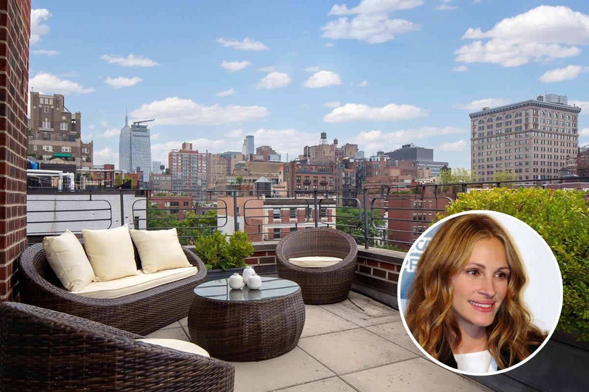 In vendita per 4,5 milioni di dollari l’appartamento newyorkese di Julia Roberts (Fotogallery)