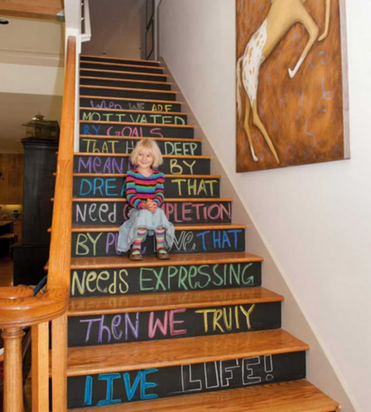 Ecco 10 idee creative per trasformare i mobili e le pareti in lavagne giganti (Foto)