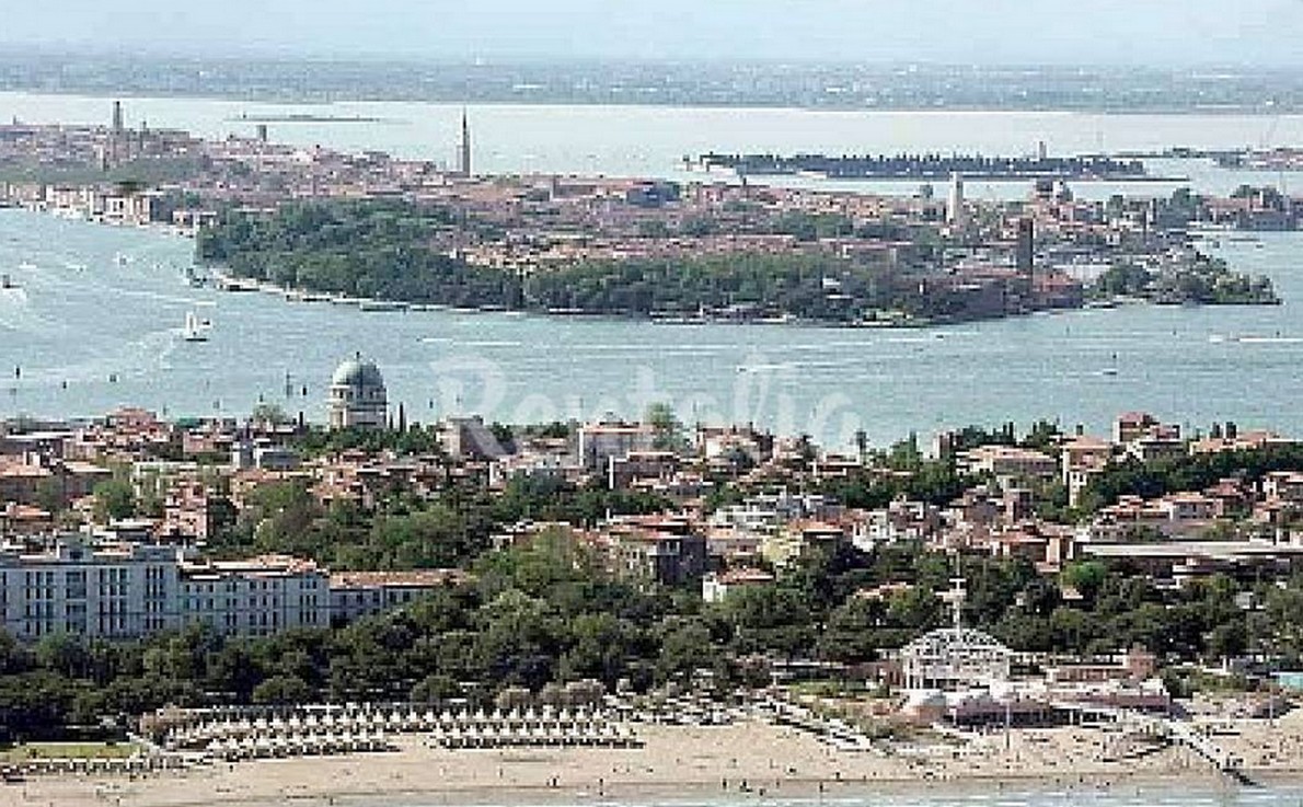 vista panoramica del lido di Venezia