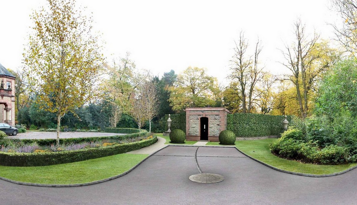 ingresso della casa sotterranea