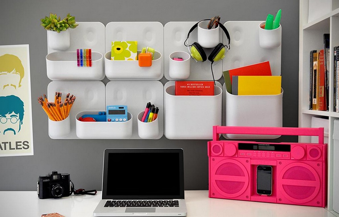 Decorazioni colorate per l'ufficio