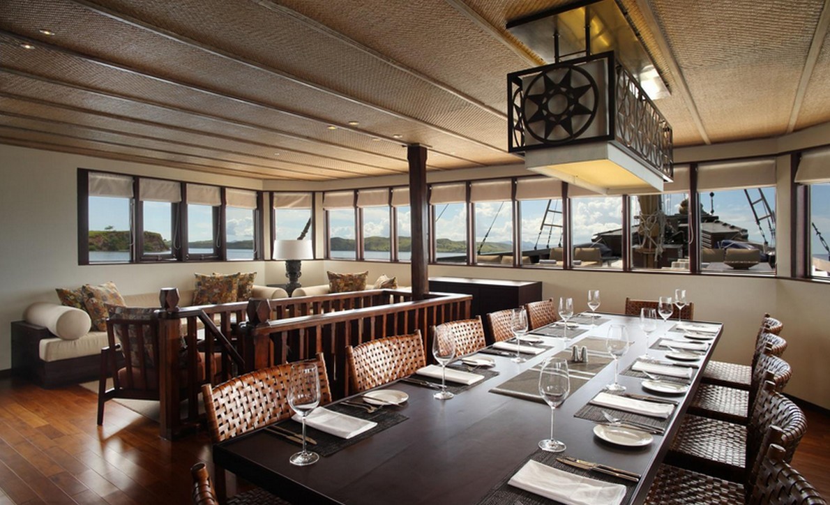 Un vero hotel di lusso dentro della barca