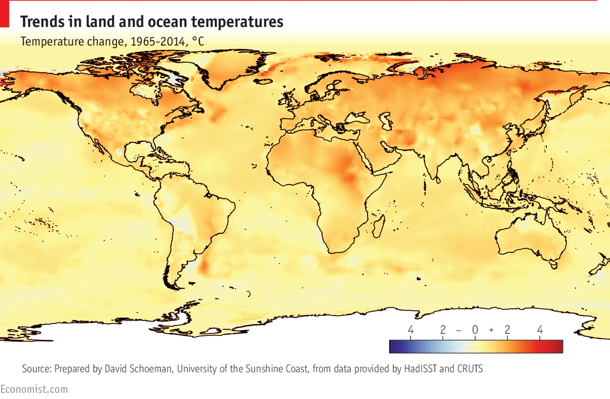 Immagine del giorno: Il trend del riscaldamento globale