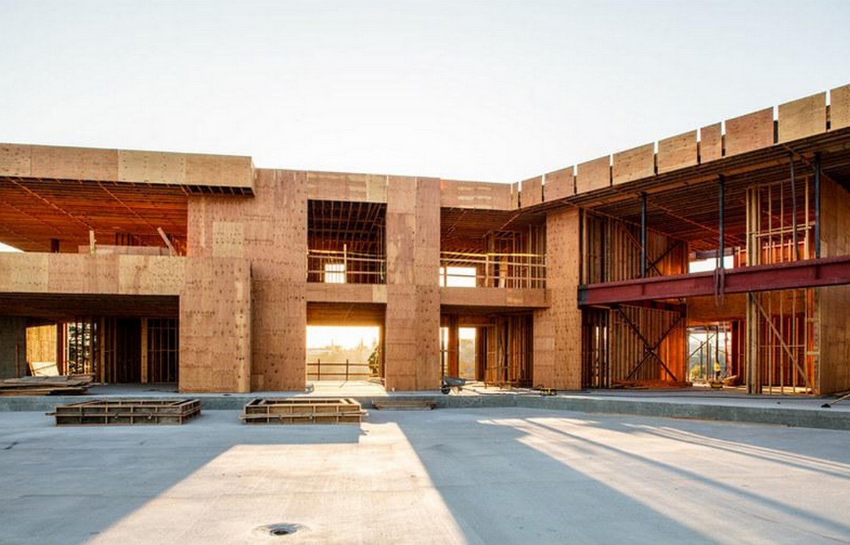 L'esterno della mansione a Bel Air, California