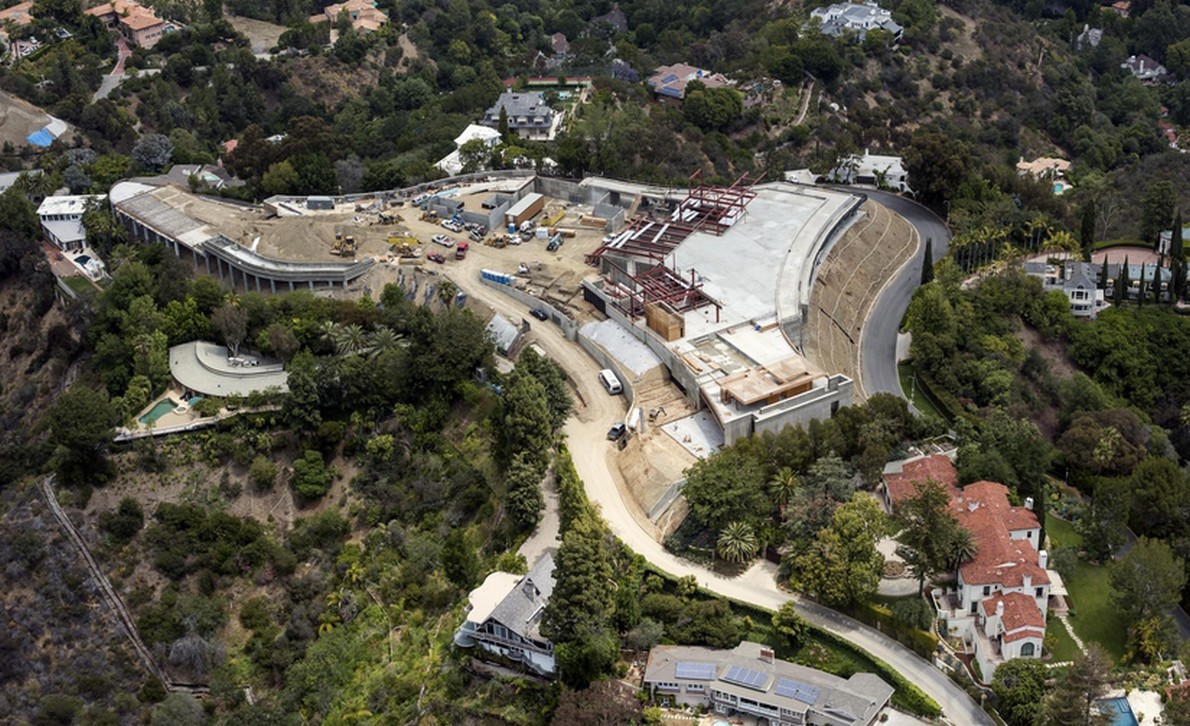 Vista aerea di quella che sarà la casa più cara degli USA