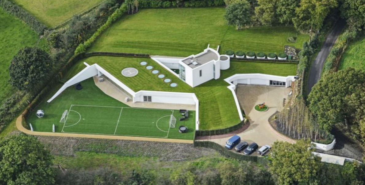 La bella casa sotterranea in Inghilterra